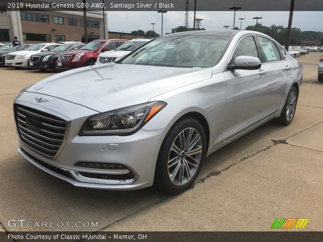 2018 Hyundai Genesis G80 AWD in Santiago Silver