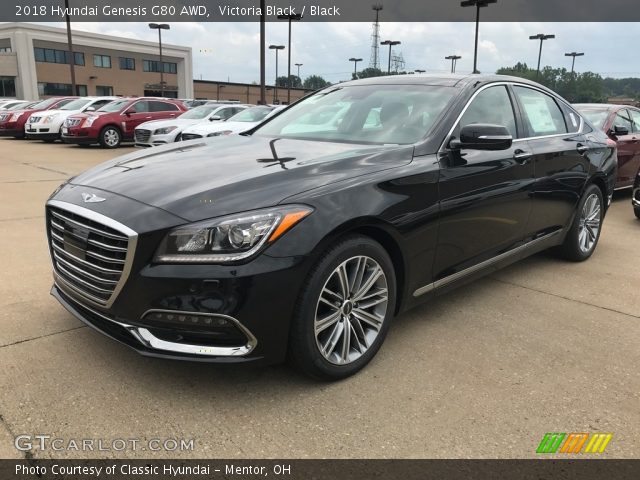 2018 Hyundai Genesis G80 AWD in Victoria Black