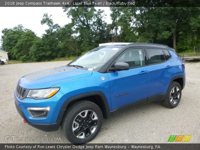 2018 Jeep Compass Trailhawk 4x4 in Laser Blue Pearl