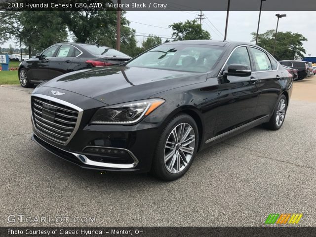 2018 Hyundai Genesis G80 AWD in Victoria Black