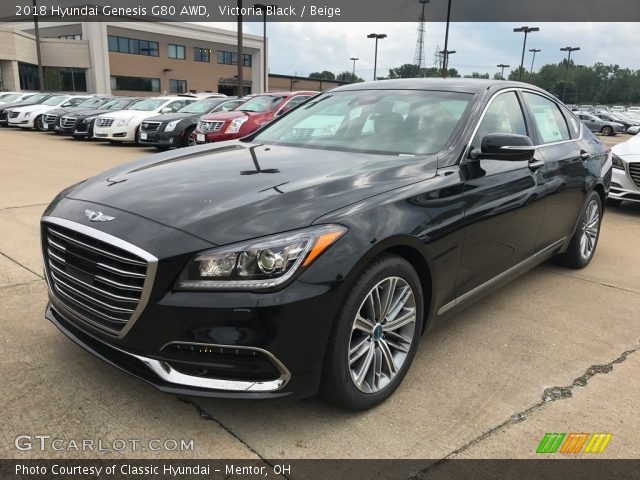 2018 Hyundai Genesis G80 AWD in Victoria Black