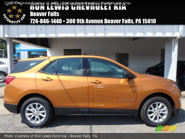 2018 Chevrolet Equinox LS AWD in Orange Burst Metallic