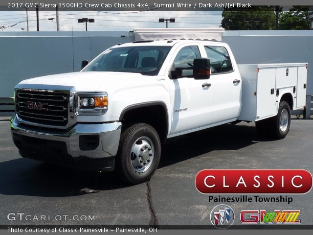 2017 GMC Sierra 3500HD Crew Cab Chassis 4x4 in Summit White