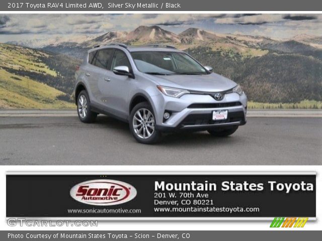 2017 Toyota RAV4 Limited AWD in Silver Sky Metallic