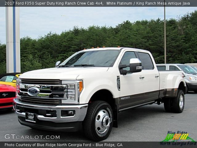 2017 Ford F350 Super Duty King Ranch Crew Cab 4x4 in White Platinum