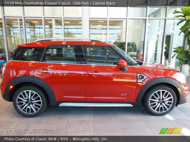 2018 Mini Countryman Cooper S ALL4 in Chili Red