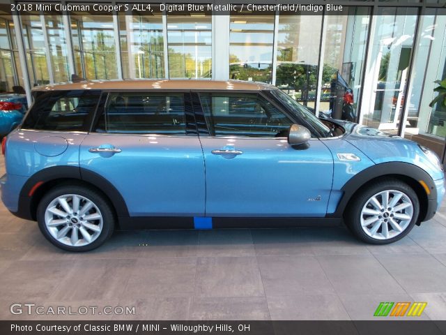 2018 Mini Clubman Cooper S ALL4 in Digital Blue Metallic