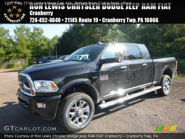 2017 Ram 2500 Limited Mega Cab 4x4 in Brilliant Black Crystal Pearl
