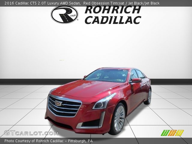 2016 Cadillac CTS 2.0T Luxury AWD Sedan in Red Obsession Tintcoat
