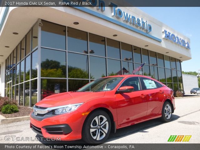 2017 Honda Civic LX Sedan in Rallye Red