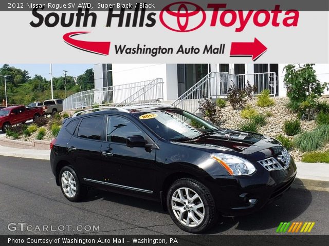 2012 Nissan Rogue SV AWD in Super Black