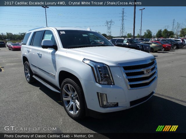 2017 Cadillac Escalade Luxury 4WD in Crystal White Tricoat