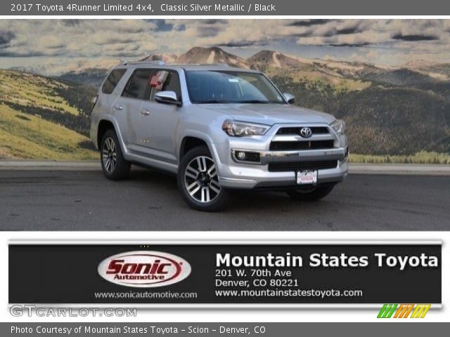 2017 Toyota 4Runner Limited 4x4 in Classic Silver Metallic