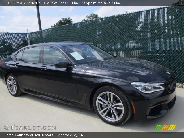 2017 BMW 7 Series 750i xDrive Sedan in Black Sapphire Metallic