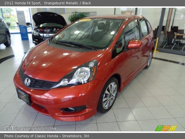 2012 Honda Fit Sport in Orangeburst Metallic