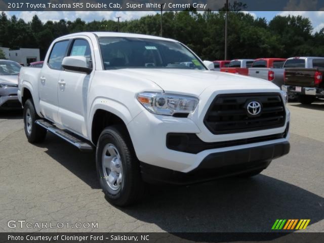 2017 Toyota Tacoma SR5 Double Cab in Super White