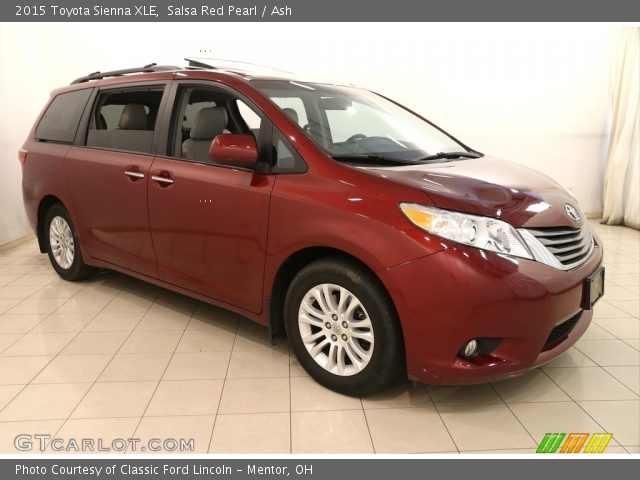 2015 Toyota Sienna XLE in Salsa Red Pearl