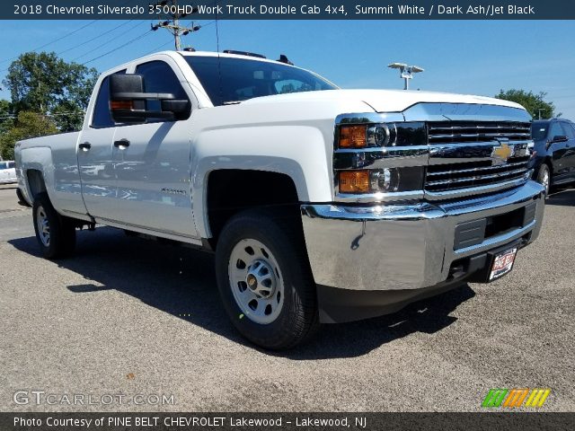 2018 Chevrolet Silverado 3500HD Work Truck Double Cab 4x4 in Summit White