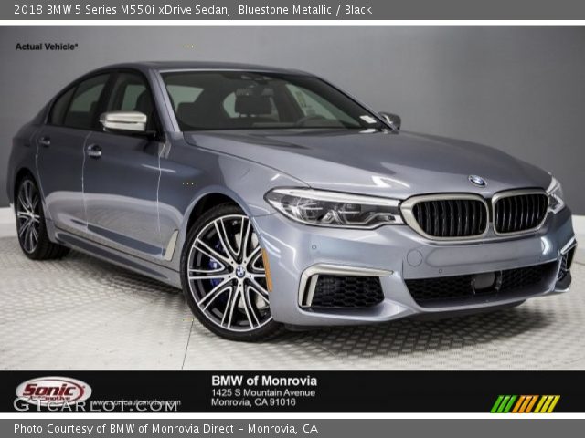 2018 BMW 5 Series M550i xDrive Sedan in Bluestone Metallic