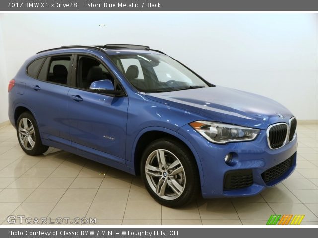 2017 BMW X1 xDrive28i in Estoril Blue Metallic