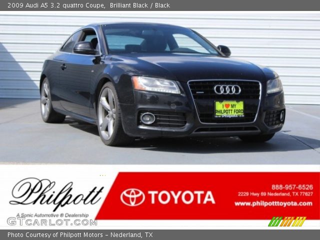 2009 Audi A5 3.2 quattro Coupe in Brilliant Black