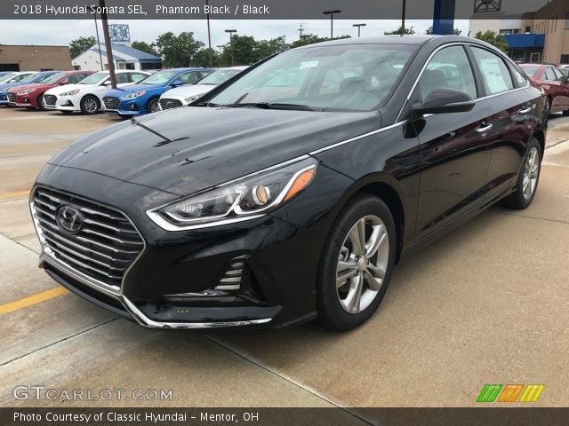 2018 Hyundai Sonata SEL in Phantom Black