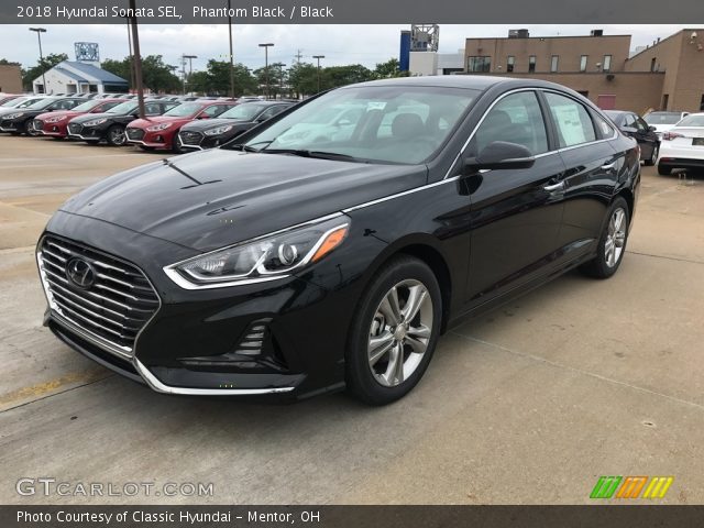 2018 Hyundai Sonata SEL in Phantom Black