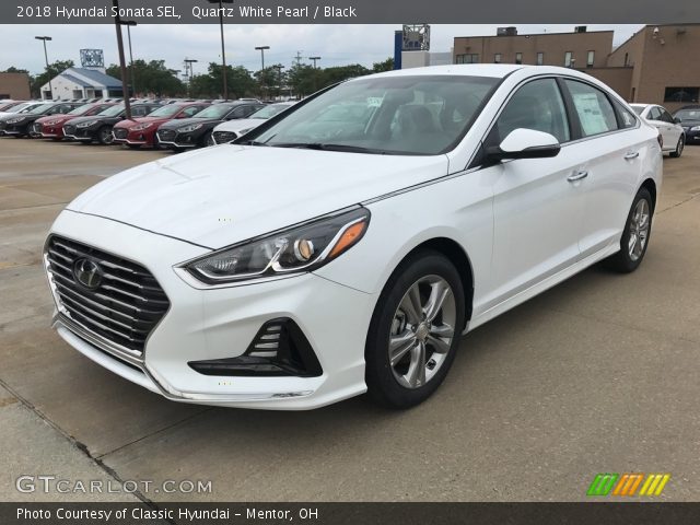 2018 Hyundai Sonata SEL in Quartz White Pearl