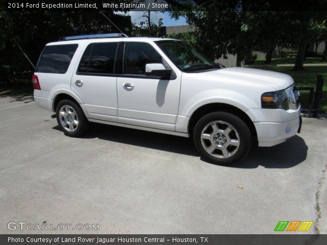 2014 Ford Expedition Limited in White Platinum