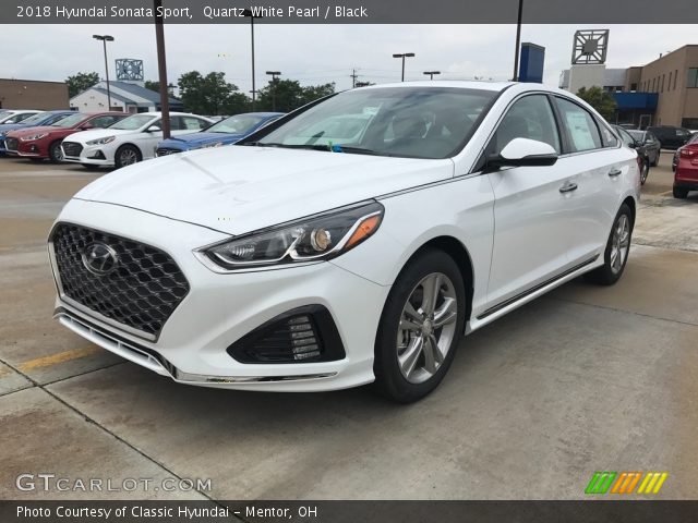 2018 Hyundai Sonata Sport in Quartz White Pearl