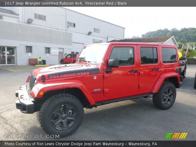 2017 Jeep Wrangler Unlimited Rubicon 4x4 in Firecracker Red