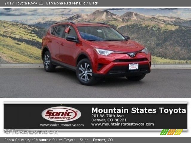 2017 Toyota RAV4 LE in Barcelona Red Metallic