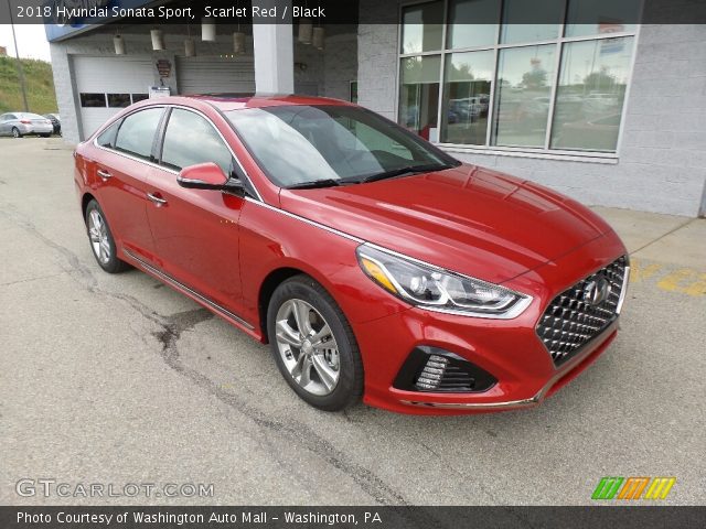 2018 Hyundai Sonata Sport in Scarlet Red