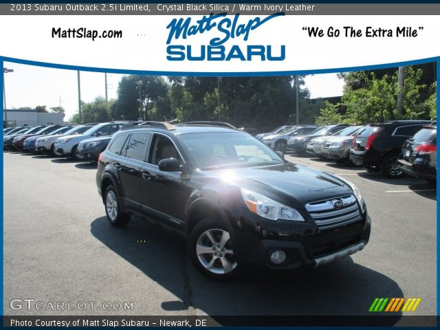 2013 Subaru Outback 2.5i Limited in Crystal Black Silica