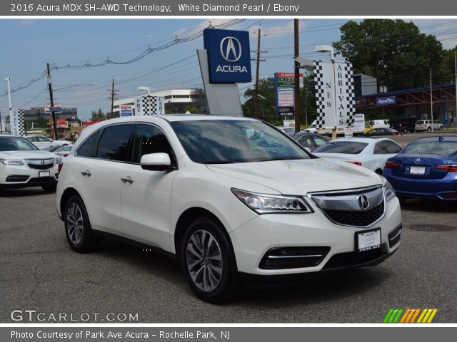 2016 Acura MDX SH-AWD Technology in White Diamond Pearl