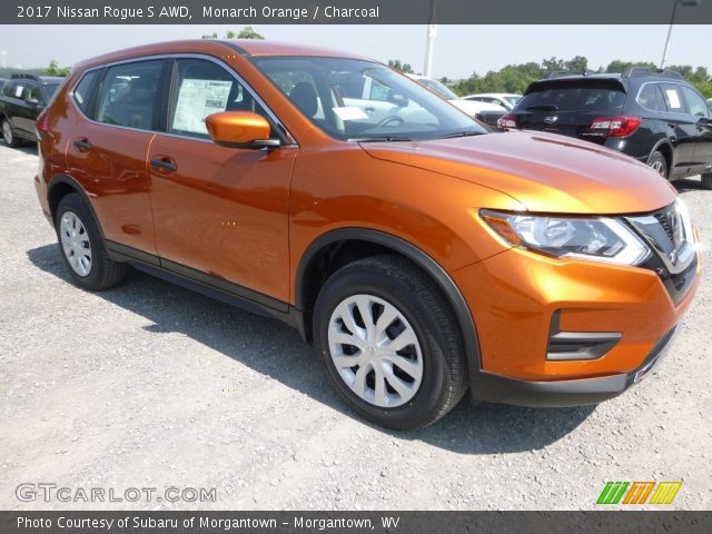 2017 Nissan Rogue S AWD in Monarch Orange