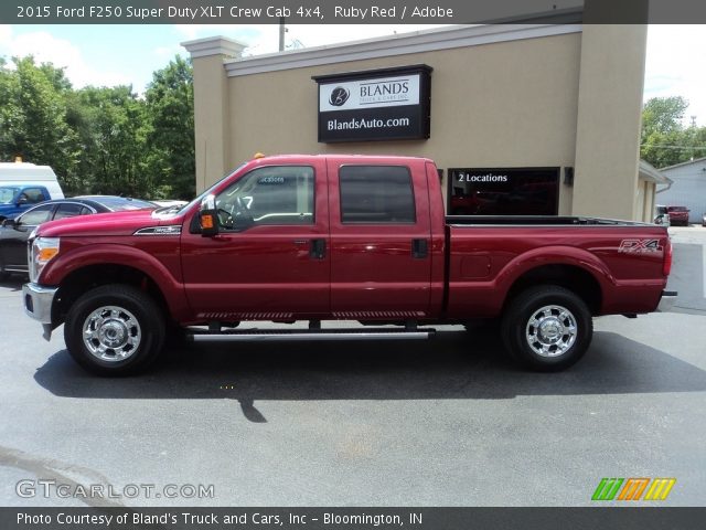 2015 Ford F250 Super Duty XLT Crew Cab 4x4 in Ruby Red