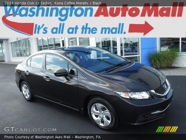 2014 Honda Civic LX Sedan in Kona Coffee Metallic