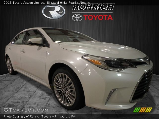 2018 Toyota Avalon Limited in Blizzard White Pearl