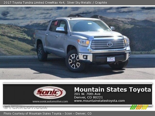 2017 Toyota Tundra Limited CrewMax 4x4 in Silver Sky Metallic