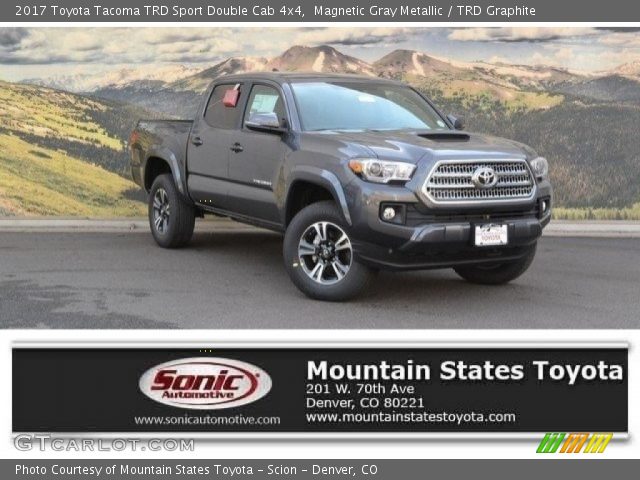 2017 Toyota Tacoma TRD Sport Double Cab 4x4 in Magnetic Gray Metallic