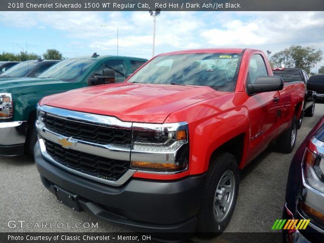 2018 Chevrolet Silverado 1500 WT Regular Cab in Red Hot