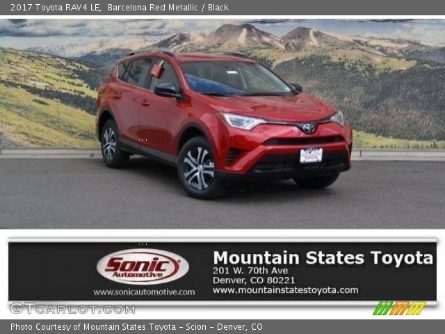 2017 Toyota RAV4 LE in Barcelona Red Metallic