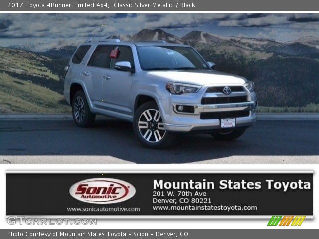 2017 Toyota 4Runner Limited 4x4 in Classic Silver Metallic