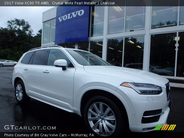 2017 Volvo XC90 T6 AWD in Crystal White Pearl Metallic