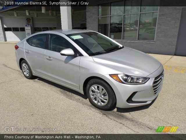 2018 Hyundai Elantra SE in Symphony Silver