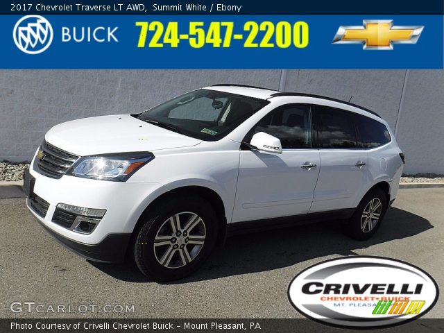 2017 Chevrolet Traverse LT AWD in Summit White