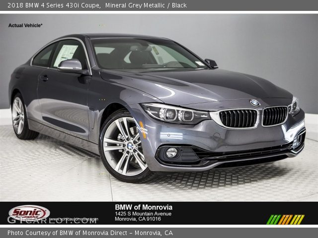 2018 BMW 4 Series 430i Coupe in Mineral Grey Metallic