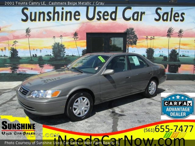 2001 Toyota Camry LE in Cashmere Beige Metallic