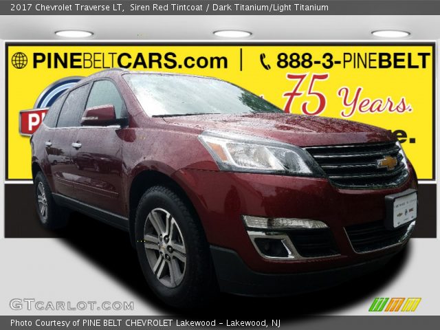 2017 Chevrolet Traverse LT in Siren Red Tintcoat